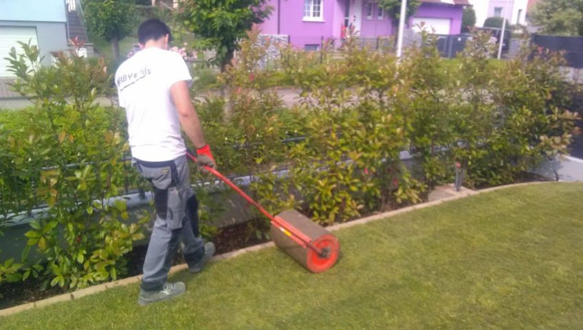 Heiby Wissembourg Haguenau Soultz sous forets - aménagements extérieurs pavage enrobé plantation paysagiste