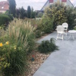 Heiby Wissembourg Haguenau Soultz sous forets - aménagements extérieurs pavage enrobé plantation paysagiste terrasse palissade