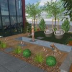 Heiby 3D plan Wissembourg Haguenau Soultz sous forets - aménagements extérieurs pavage enrobé plantation paysagiste terrasse alsace store bois fontaine jardin paysage