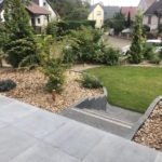 Heiby Wissembourg Haguenau Soultz sous forets - aménagements extérieurs pavage enrobé plantation paysagiste terrasse palissade