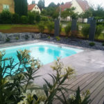 Heiby Wissembourg Haguenau Soultz sous forets - aménagements extérieurs pavage enrobé piscine plantation paysagiste terrasse palissade